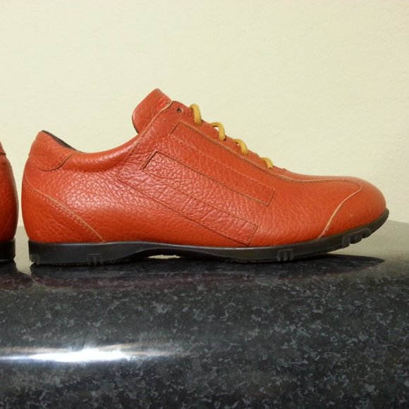 Etro Leather Shoes Sneakers Orange Size 9.5 US..-Euro 42 Men\'s Luxury main image 4